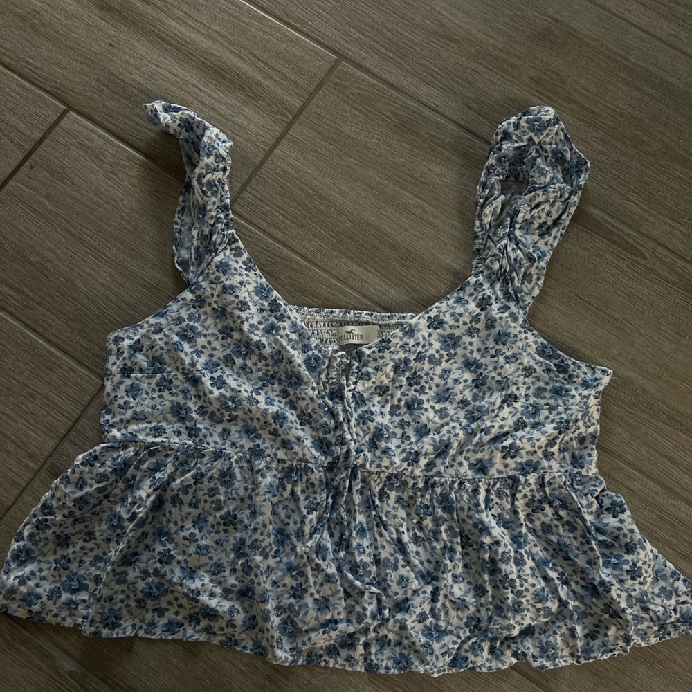 Hollister Blue Floral Camisole